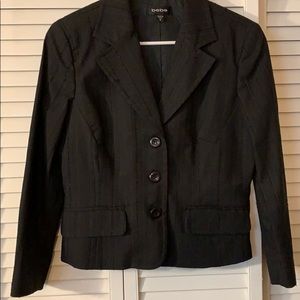 Bebe Pinstriped Blazer